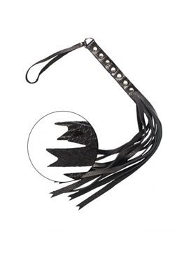 Флогер S&M Fancy Leather Floger, BLACK 280112 sLash