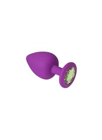 Анальная пробка, Purple Silicone Chrysolite, S 280586 sLash