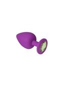 Анальная пробка, Purple Silicone Chrysolite, S 280586 sLash