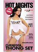 Пеньюар и трусики Hot Nights White, L ERL300009_white L Erolin