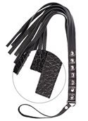 Флогер S&M Fancy Leather Floger, BLACK 280110 sLash