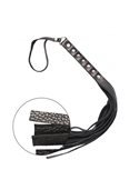 Флогер S&M Fancy Leather Floger, BLACK 280110 sLash