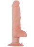 Вибромассажер на присоске REALSTUFF 7INCH VIBRATOR, FLESH DT20931 Dream Toys