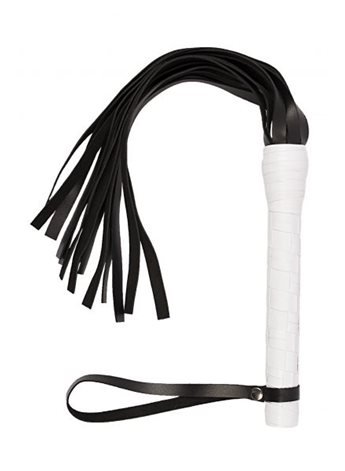 Флогер VIP Leather Flogger, WHITE 280137 sLash