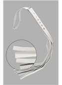 Флогер S&M Fancy Leather Floger, WHITE 280120 sLash