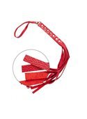 Флогер S&M Fancy Leather Floger, RED 280130 sLash