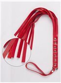 Флогер S&M Fancy Leather Floger, RED 280130 sLash