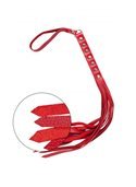Флогер S&M Fancy Leather Floger, RED 280131 sLash