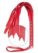 Флогер S&M Fancy Leather Floger, RED 280132 sLash