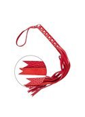 Флогер S&M Fancy Leather Floger, RED 280132 sLash