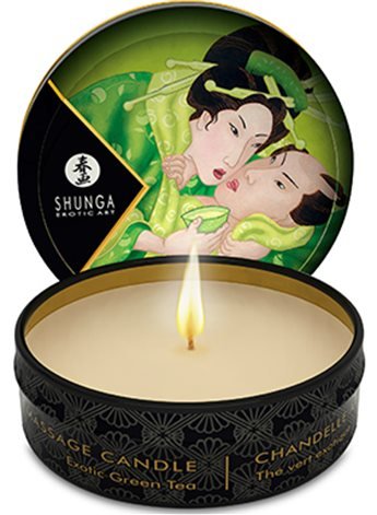 Массажная свеча  MASSAGE CANDLE EXOTIC GREEN TEA, 30 мл T274611 Shunga