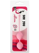 Вагинальные шарики SEE YOU IN BLOOM DUO BALLS 29MM PINK DT21231 Dream Toys