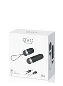 Виброяйцо OVO R4 REMOTE, BLACK CHROME OVOR4BLK OVO