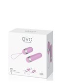 Виброяйцо OVO R4 REMOTE, ROSE/CHROME OVOR4ROS OVO