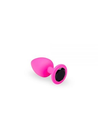 Анальная пробка, Pink Silicone Black Diamond, S 280765 sLash