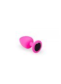 Анальная пробка, Pink Silicone Black Diamond, S 280765 sLash