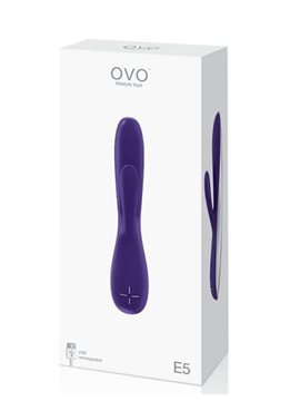 Вибромассажер OVO E5 RECHARGEABLE VIBRATOR, VIOLET OVOE5VIO OVO