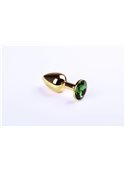 Анальная пробка,Gold Emerald,S 280923 sLash