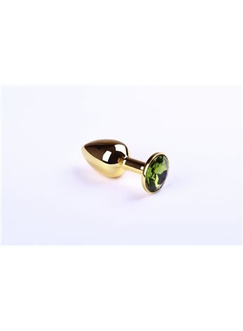 Анальная пробка,Gold Chrysolite,S 280927 sLash