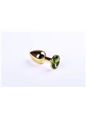Анальная пробка,Gold Chrysolite,S 280927 sLash
