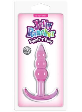 Плаг JELLY RANCHER T-PLUG RIPPLE, PINK T280086 NS Novelties