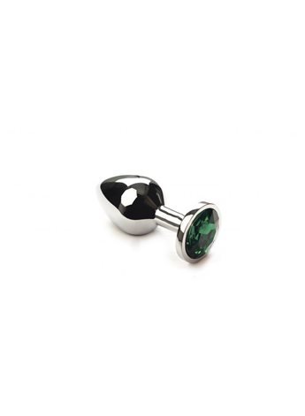 Анальная пробка,Silver Emerald,M 280943 sLash
