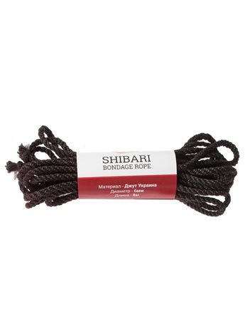 Веревка для связывания черная 280303 sLash
