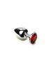 Анальная пробка,Silver Ruby,L 280932 sLash