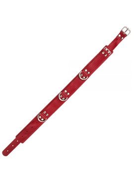 Ошейник Slave leather collar, RED 280241 sLash