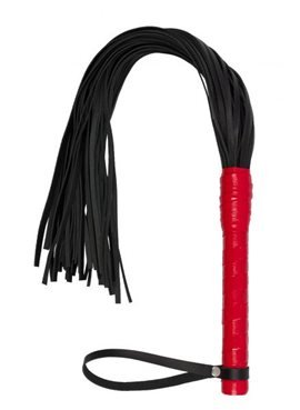 Флогер Premium Leather Flogger, RED 280150 sLash