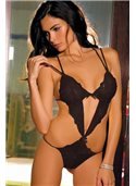 Боди 2PC Lace Garter Set Red M/L RR75301178RML Rene Rofe Lingerie 