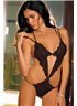 Боди 2PC Lace Garter Set Red M/L RR75301178RML Rene Rofe Lingerie 