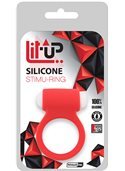 Эрекционное кольцо LIT-UP SILICONE STIMU RING 3, RED DT21159 Dream Toys