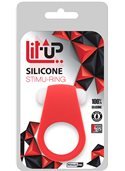 Эрекционное кольцо LIT-UP SILICONE STIMU RING 4, RED DT21161 Dream Toys