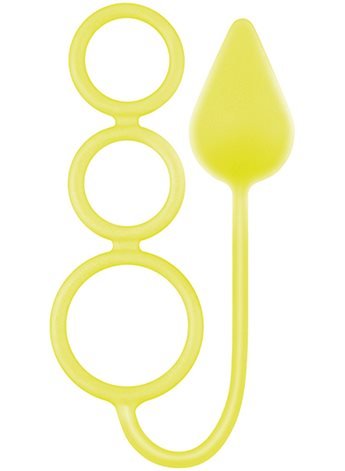 Анальная пробка  RENEGADE 3 RING CIRCUS MEDIUM, YELLOW T280185 NS Novelties