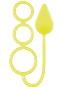 Анальная пробка  RENEGADE 3 RING CIRCUS MEDIUM, YELLOW T280185 NS Novelties