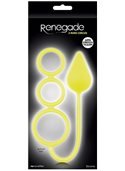 Анальная пробка  RENEGADE 3 RING CIRCUS MEDIUM, YELLOW T280185 NS Novelties