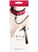 Ошейник с поводком SINFUL COLLAR T280238 NS Novelties