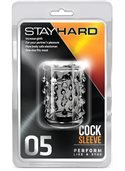 Насадка STAY HARD - COCK SLEEVE 05, CLEAR T330221 Blush