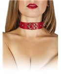 Ошейник Leather Restraints Collar, RED 280164 sLash