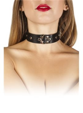 Ошейник Leather Restraints Collar, BLACK 280163 sLash