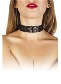 Ошейник Leather Restraints Collar, BLACK 280163 sLash