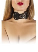 Ошейник VIP Leather Collar, BLACK 280169 sLash