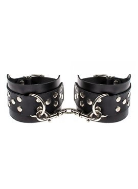 Оковы Leather Leg Cuffs, BLACK 280174 sLash