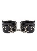 Оковы Leather Leg Cuffs, BLACK 280174 sLash