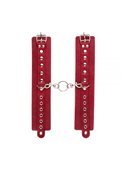 Наручники Leather Restraints Hand Cuffs, RED 280158 sLash