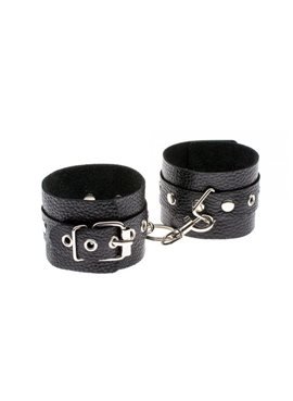 Наручники Leather Restraints Hand Cuffs, BLACK 280157 sLash