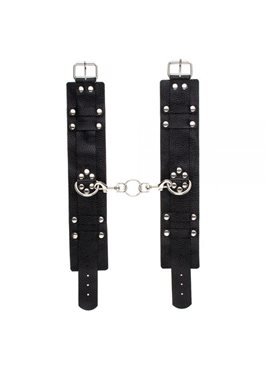 Оковы Leather Dominant Leg Cuffs, BLACK 280154 sLash