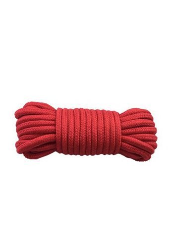 Веревка для бондажа BONDAGE ROPE RED 280266 sLash