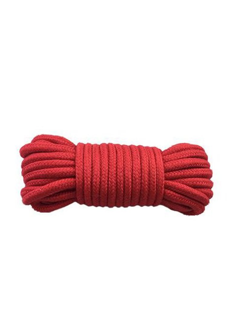 Веревка для BDSM BTB Bondage Rope Red, длина 10 м, диаметр 65 мм, полиэстер